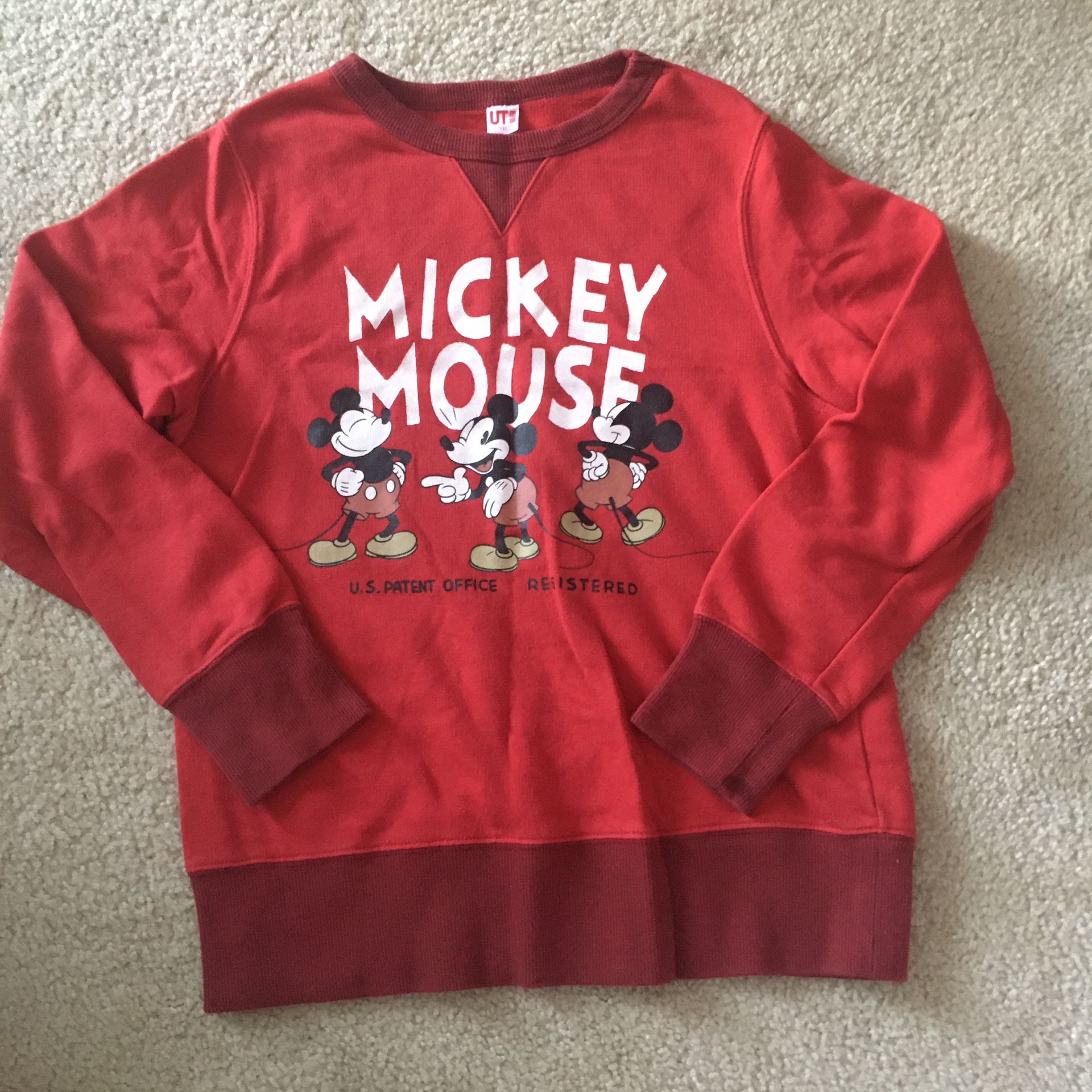 EUC Uniqlo Mickey sweatshirt size 7