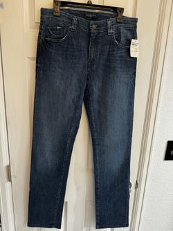 Women Fidelity Denim Jimmy Slim Straight Size 33 Jeans