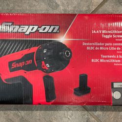 Snap-on 14.4 V 1/4" Hex MicroLithium Cordless Toggle Screwdriver (New)