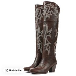 Cowgirl Boots Thigh High