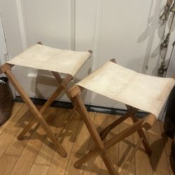 Vintage Camp Stools