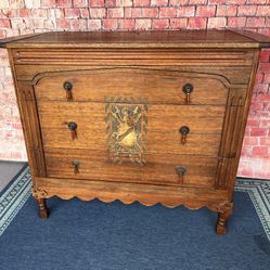 Antique Dresser Kroehler Del Rey 1930 Solid Wood Excellent Condition 