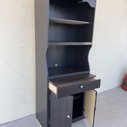 Tall Black Kitchen Cabinet 