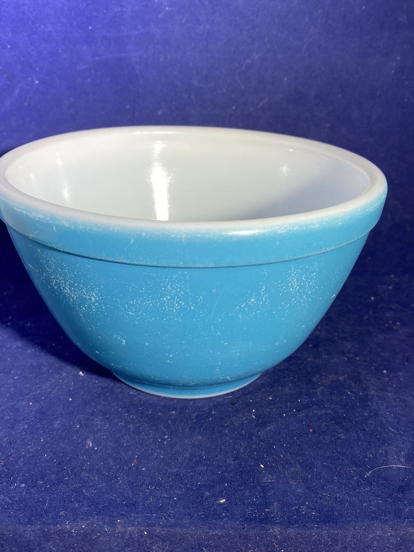 Vintage Pyrex Small Blue Bowl Dish