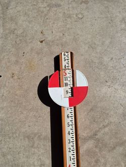 Vintage surveyor post