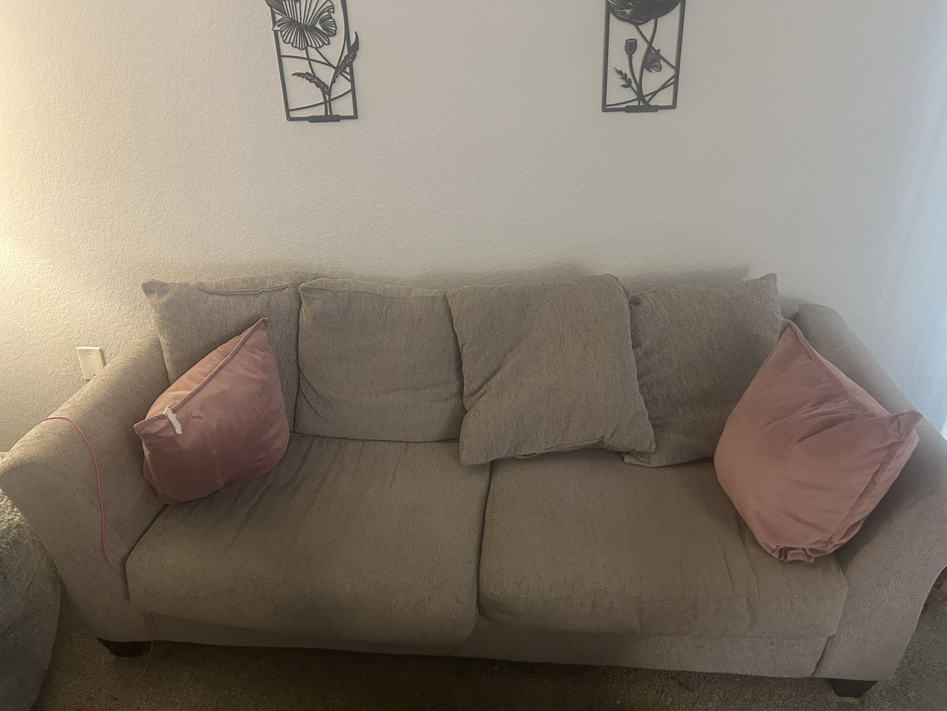 Grey Couch/Loveseat