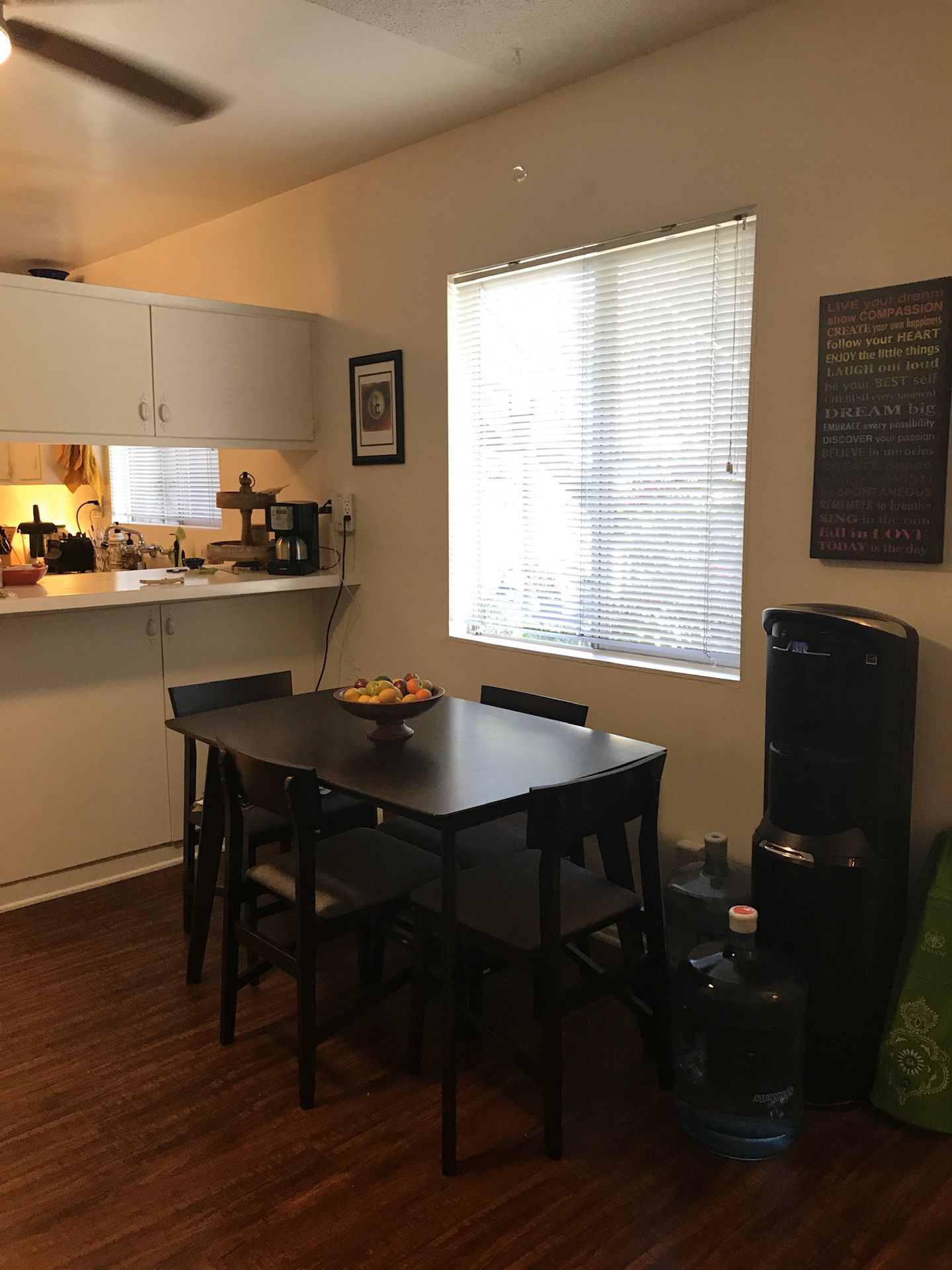 Quaint, Espresso, Kitchen Table and 4 Chairs