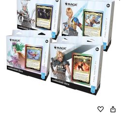 Magic: The Gathering - Final Fantasy Collector’s Edition Commander Deck Bundle - Includes All 4 Surge Foil Decks