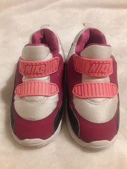 Nike Air Max Tiny TD Toddler White And Noble Red Sneakers 