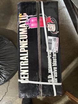New! 20lb pressurized abrasive blaster.