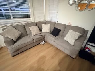 Grey sectional