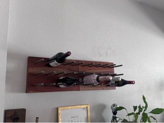 Wine wall mount