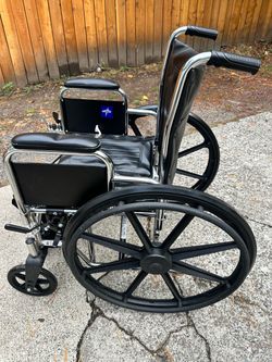 Medline Folding Wheelchair with Footrests