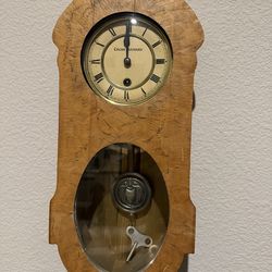 Antique Promotional Advertising Wall Clock 'Cacao Suchard' made in France  1  20”L x9.5”W x 4”D Price Is Firm, cash only Untested, Gift From O