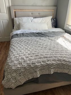 QUEEN size BED FRAME LED