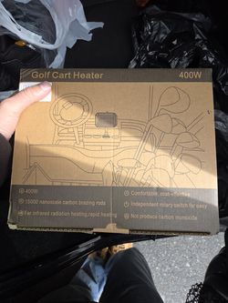 Golf cart heater