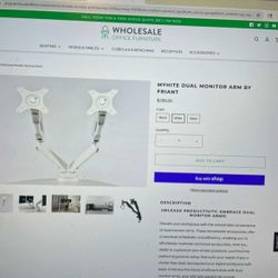 MyHite Dual Monitor Arm by Friant