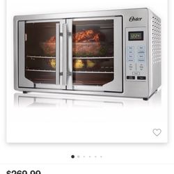 Oster French Door Digital Toaster Oven - Countertop Convection - Large Capacity