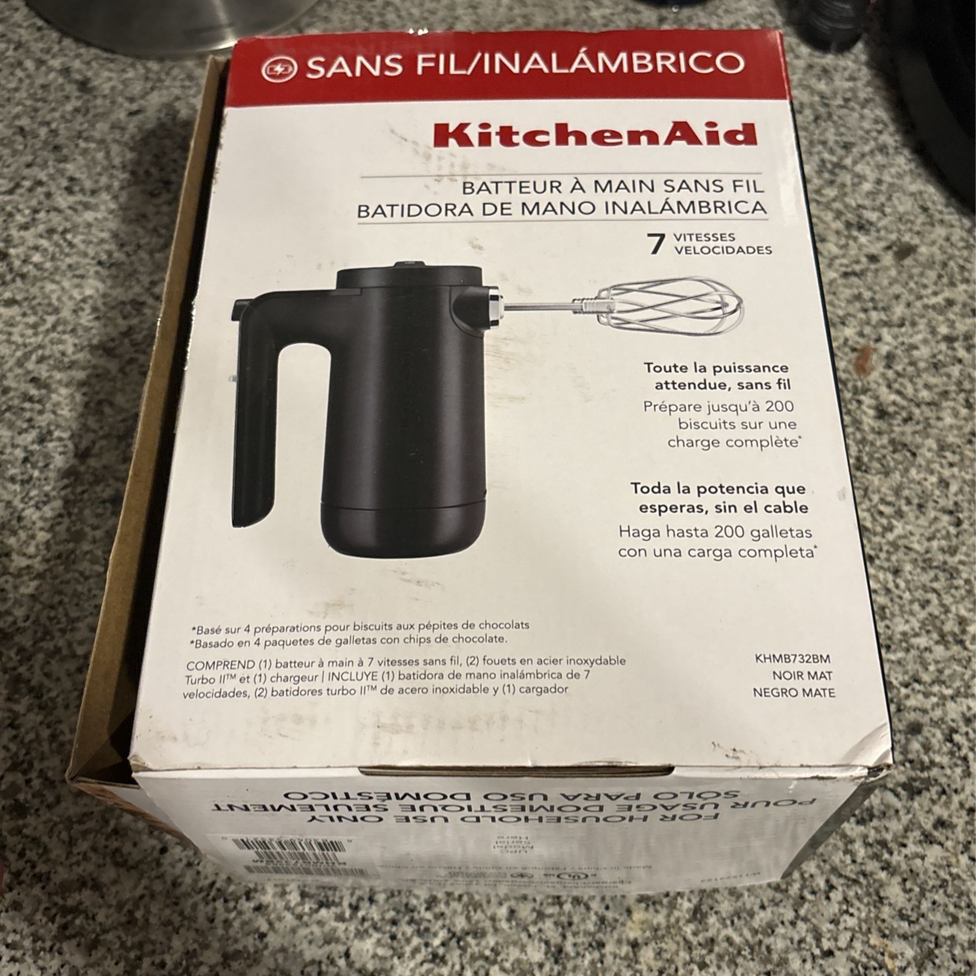 Kitchen Aid Cordless Hand Mixer