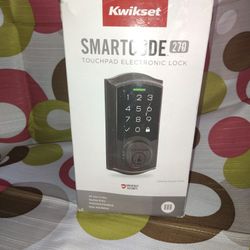 Kwikset SmartCode 270 Deadbolt Lock w/ Smartkey Touchpad - VENETIAN BRONZE