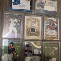 Baseball Card Auto/Numbered/ Patch/ Rookie Lot!