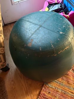 Free Teal Ottoman/Pouf