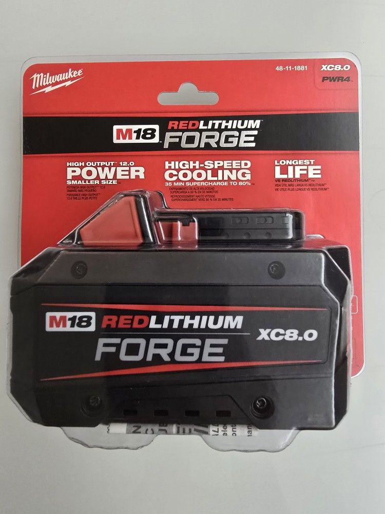 Milwaukee M18 Forge XC8.0 Battery