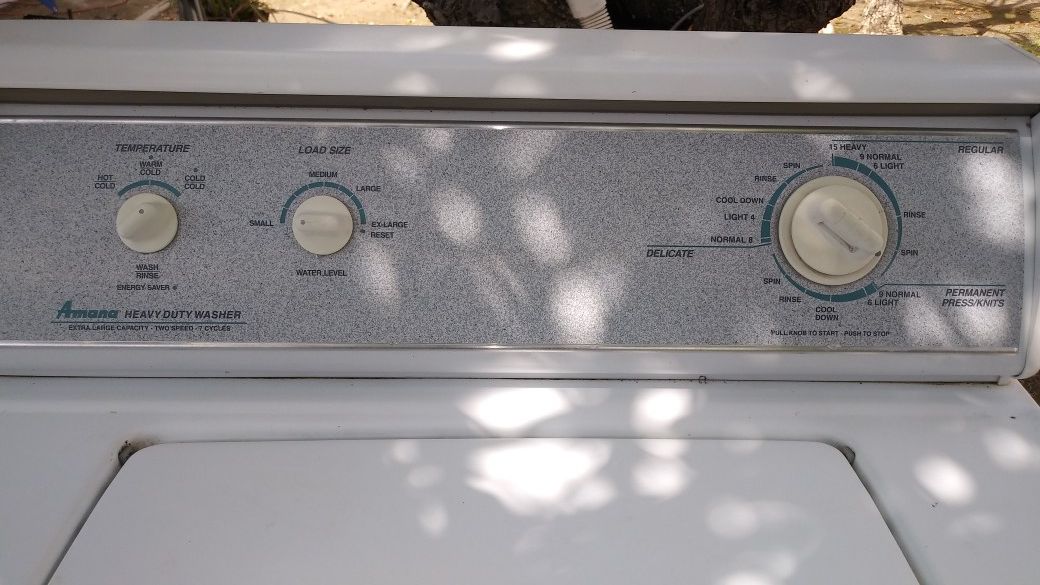 Amana heavy duty electric washer