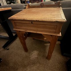 Antique oak desk
