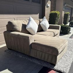 Gray Mid-Century Modern Sofa Sectional
