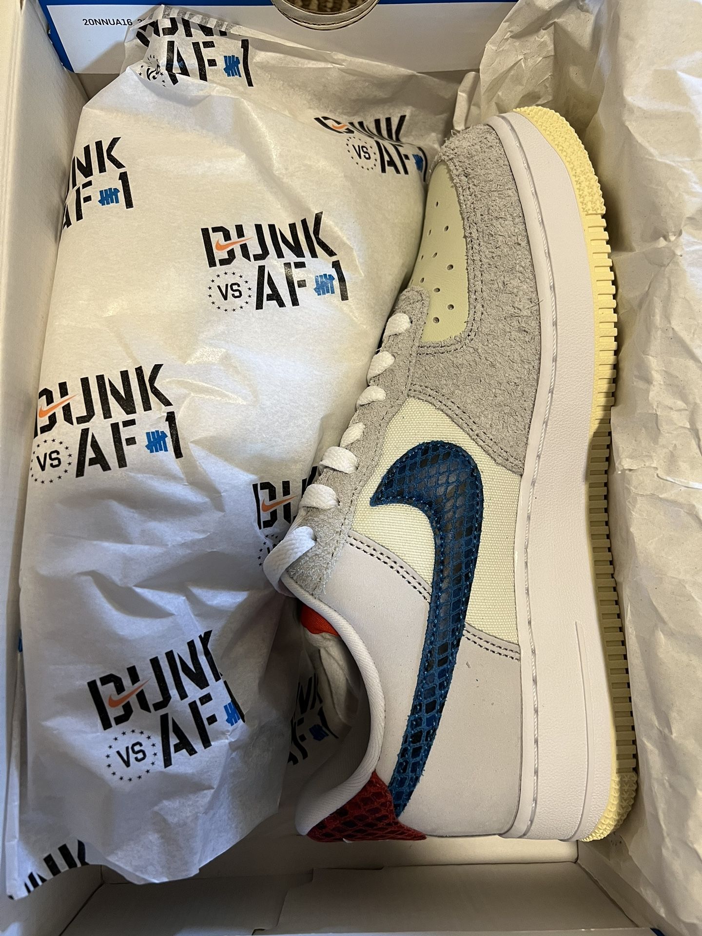 Nike AF1 Low Undefeated 5 On It Dunk vs. AF1