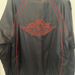 Authentic Vintage Air Jordan 1 Wings Satin bomber Jacket