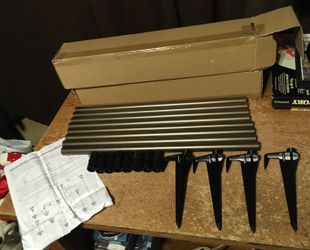 2X TIKI EXTENDERS AND STAKE KIT FOR SOLAR LIGHT