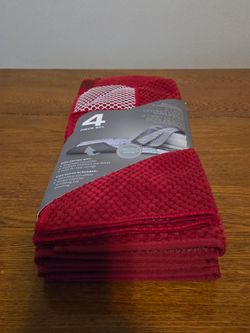 4-Piece Dish Drying Mat & Scrubber Set