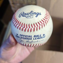 Rawlings official ball California league