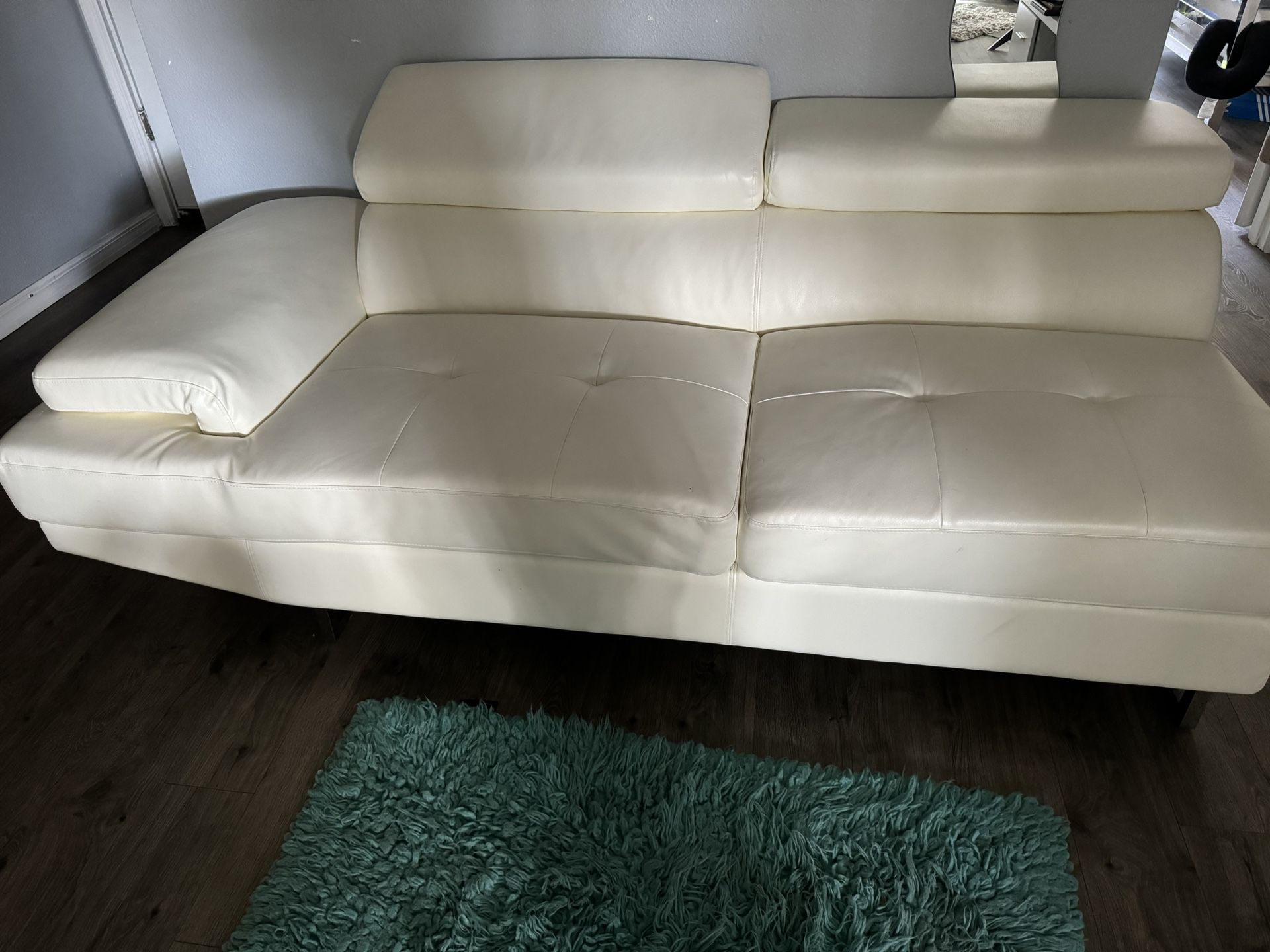 White Sectional