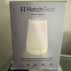 Hatch Rest 2nd Gen White Wireless Sleep Sound Machine (BRAND NEW SEALED BOX)