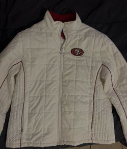 49ers puff jacket size medium