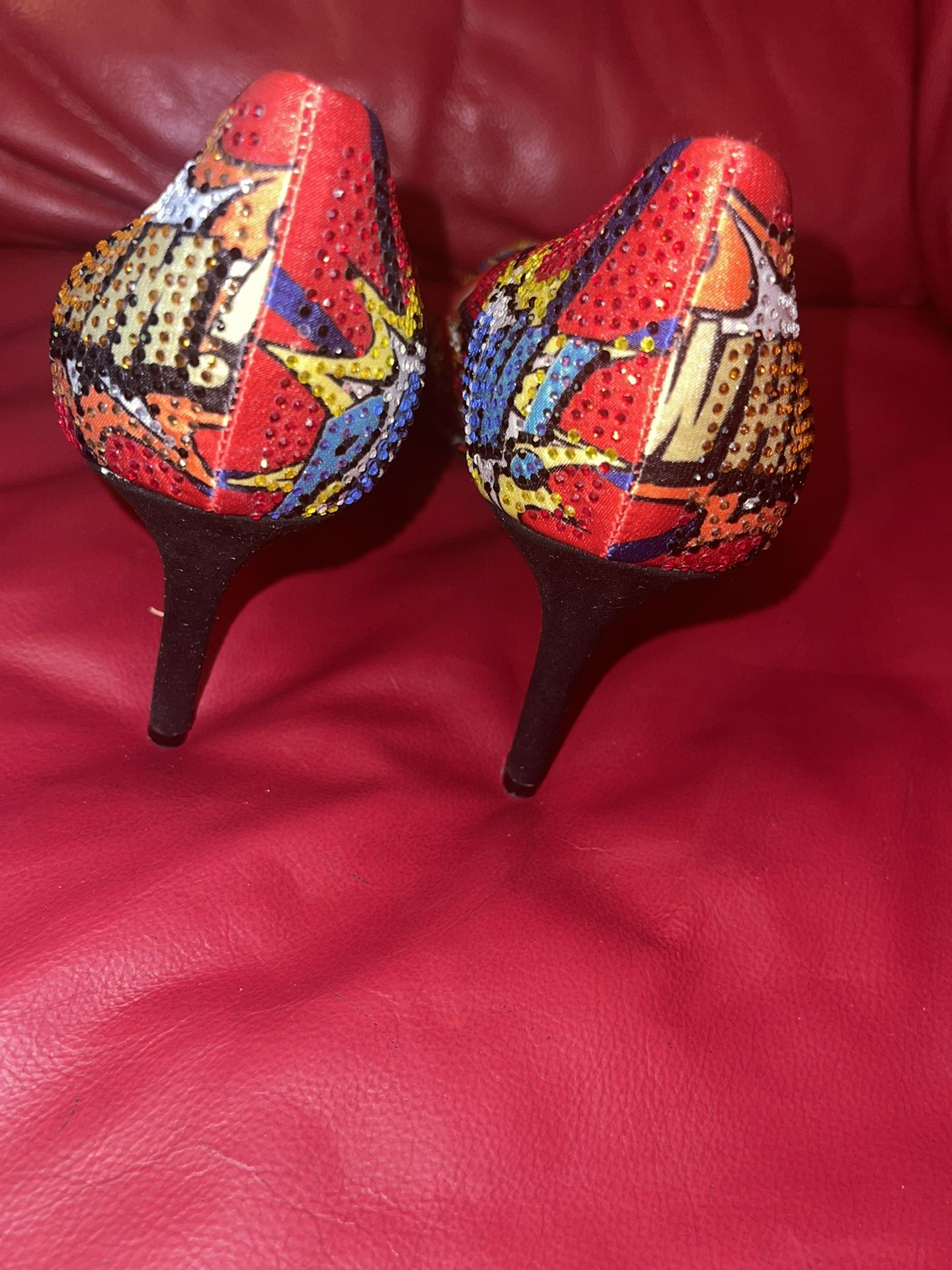 Zitah Pumps Inc Pow Bling Shoes INC CONCEPTS RHINESTONE STATEMENT