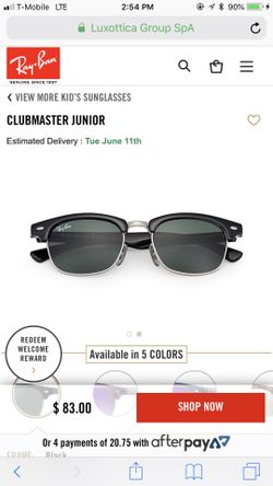 Ray Ban Clubmaster Junior - Authentic