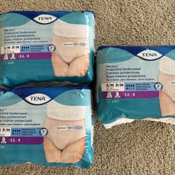 New Tena Pro Skin Protective Underwear Disposable Adult Diaper