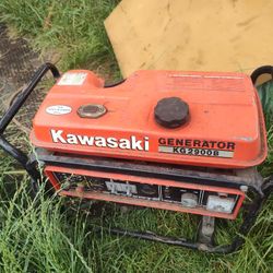 Vintage Kawasaki Generator 2900