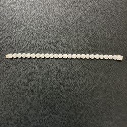 925 Sterling Silver heart bracelet.