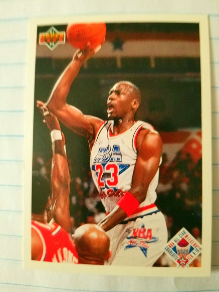 3 EACH Michael Jordan Trading Card In Plastic Pack