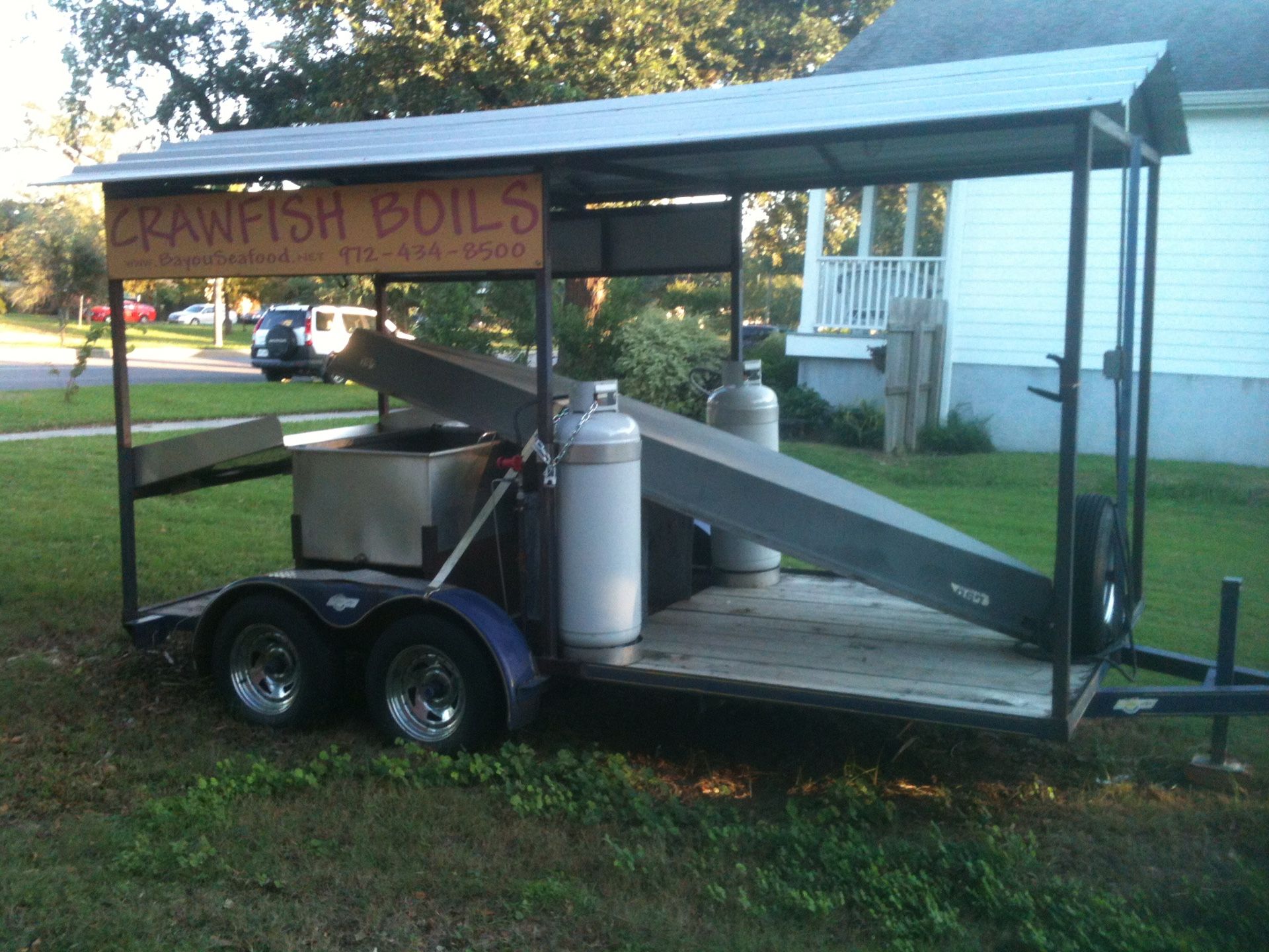 Crawfish Boiling Trailer