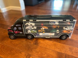 Toy Carrier Truck with various cars inside