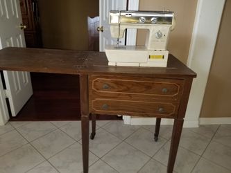 Vintage Montgomery Ward Table Sewing Machine 