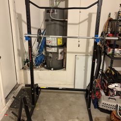 Squat Rack Bar And 10lbs Weights Only For Pick Up