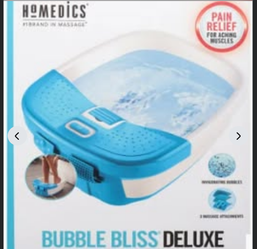 HoMedics Bubble Bliss Deluxe Foot Bath