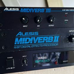 Vintage FX Rack Unit Destash - Alesis Midiverb II, III, & Yamaha SPX90